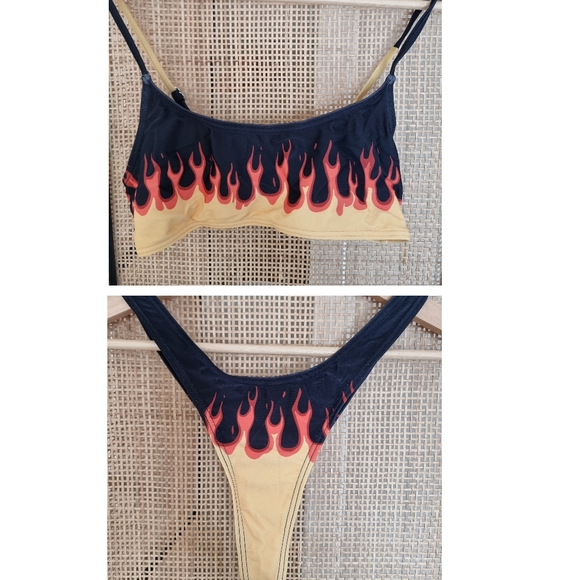 Snrklbr Flame Bikini Set - Rare
